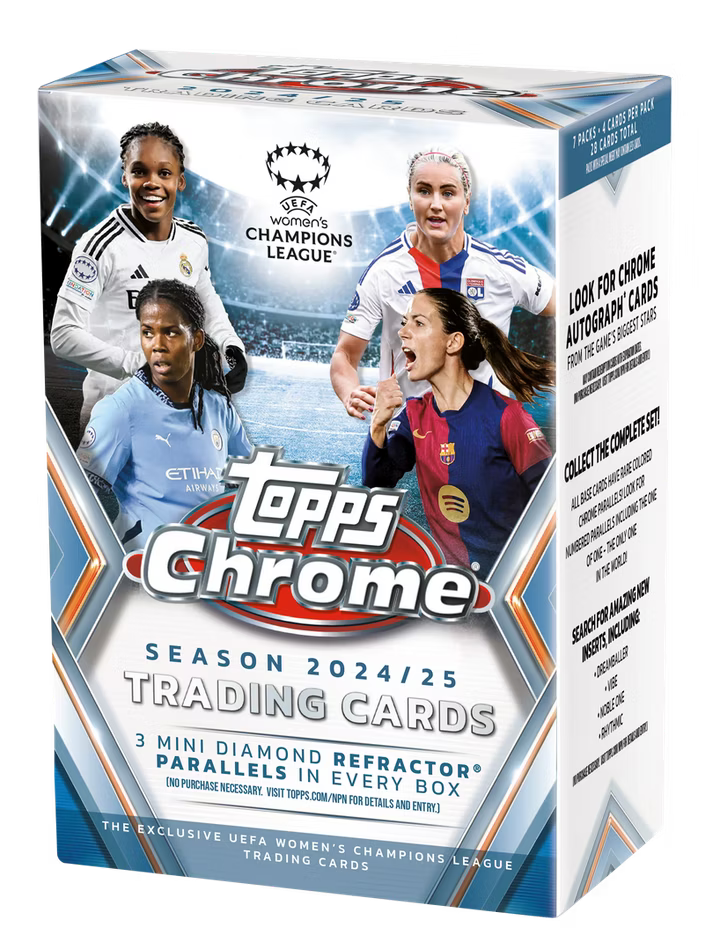 2024-25 Topps Chrome UEFA Women´s Champions League Value Box (SEALED)