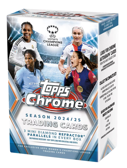 2024-25 Topps Chrome UEFA Women´s Champions League Value Box (SEALED)