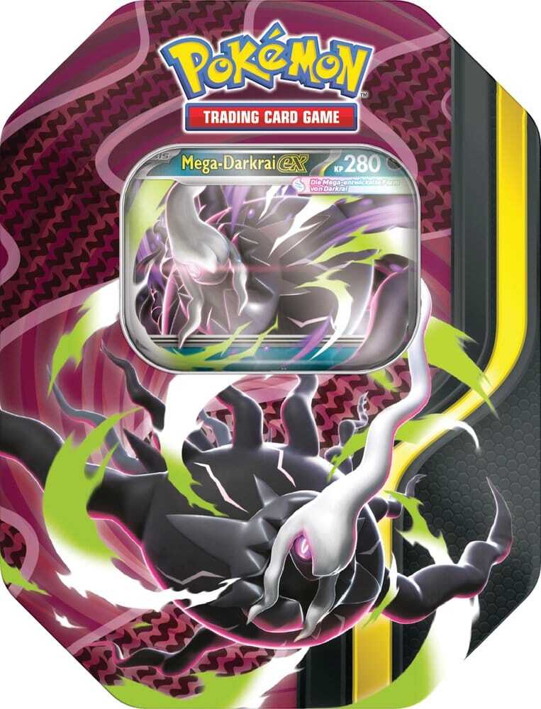 Pokémon Mega Darkrai ex Tin Box SEALED neu und originalverpackt