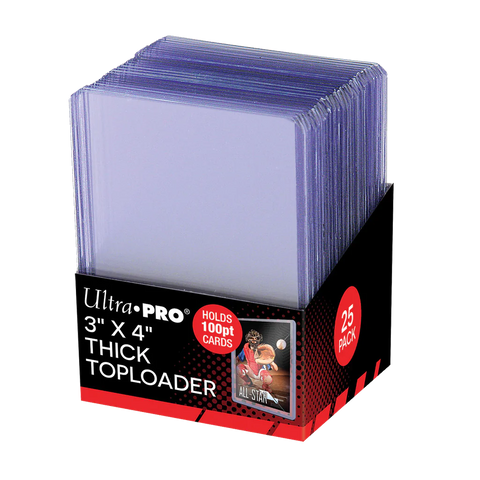 Ultra PRO - 3"x4" Thick Toploader - 100pt (25Stk.)
