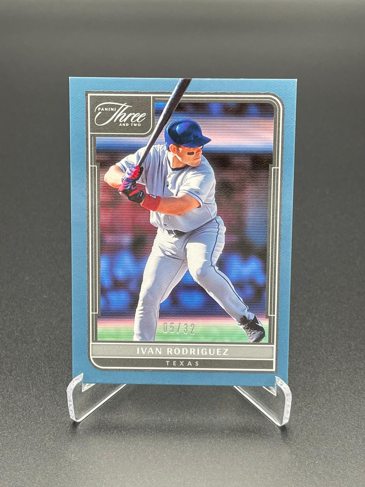 2022 Panini - Three and Two Baseball - Ivan Rodriguez 05/32